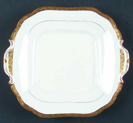 H1886 Square Handled Cake Plate