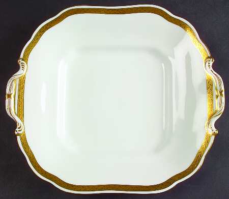 H1916 Square Handled Cake Plate