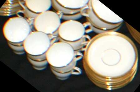 H1993 Flat Demitasse Cup & Saucer Set