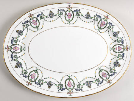 H2581 17" Oval Serving Platter