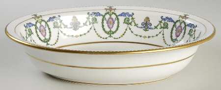 H2581 9" Oval Vegetable Bowl