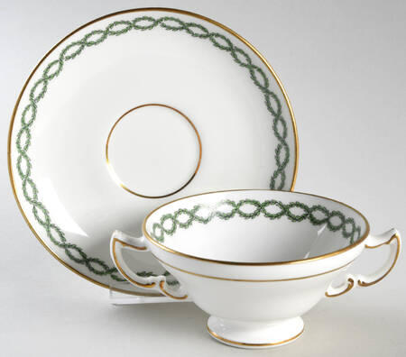 H551 Footed Bouillon Cup & Saucer