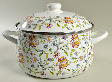 Haddon Hall 7 Quart Metal Covered Casserole