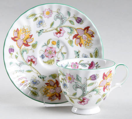 Haddon Hall Footed Demitasse Cup & Saucer Set