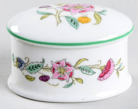 Haddon Hall Pill Box and Lid