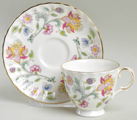 Haddon Hall Footed Demitasse Cup & Saucer Set
