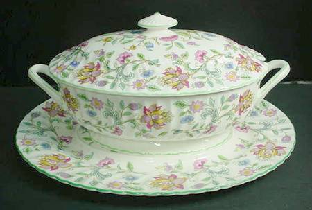 Haddon Hall Oval Tureen & Lid with Underplate