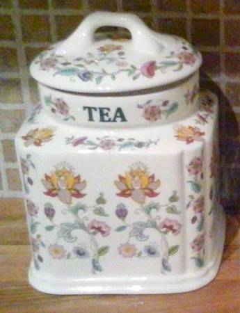 Haddon Hall Tea Canister & Lid