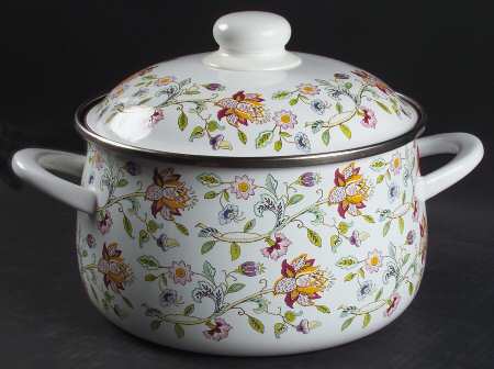 Haddon Hall 4 Quart Metal Covered Casserole