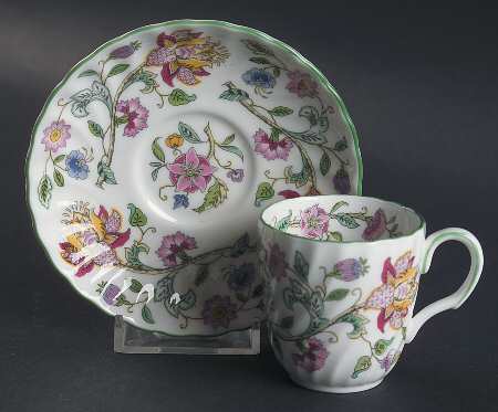 Haddon Hall Flat Demitasse Cup & Saucer Set