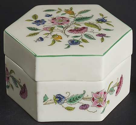 Haddon Hall Hexagonal Box with Lid