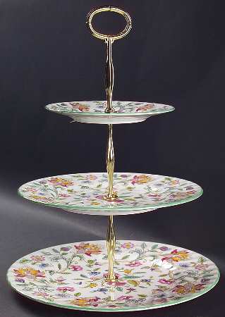 Haddon Hall 3-Tiered Serving Tray (DP, SP, BB)