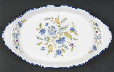 Haddon Hall Blue (Blue Trim) Regal Tray