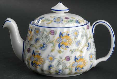 Haddon Hall Blue (Blue Trim) Mini Teapot & Lid