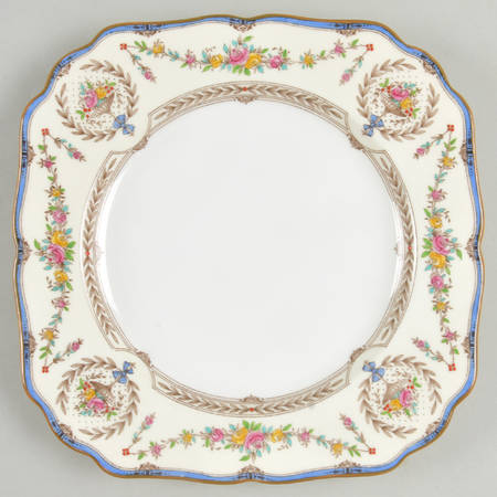 Hampshire Multicolor Square Luncheon Plate