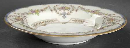 Hampshire Multicolor Rim Fruit/Dessert (Sauce) Bowl