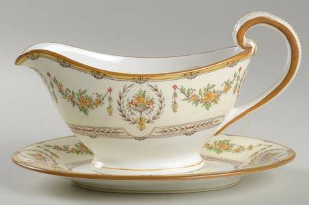 Hampshire Yellow Gravy Boat & Underplate