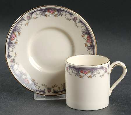 Hanbridge Flat Demitasse Cup & Saucer Set