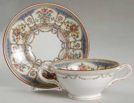 Hazelemere Footed Bouillon Cup & Saucer