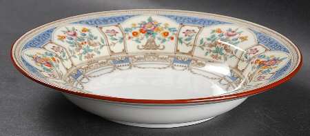Hazelemere Blue Rim Soup Bowl