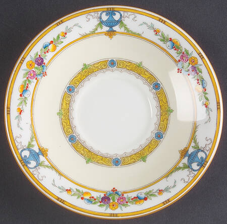 Helena Yellow (Dark) Saucer for Footed Cream Soup Bowl