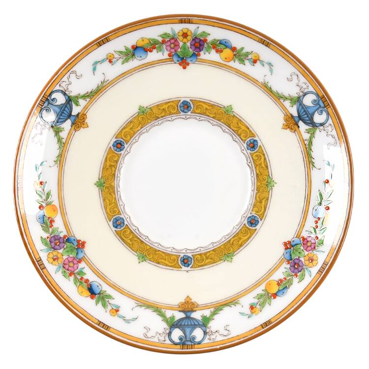 Helena Yellow (Dark) Saucer for Bouillon Cup