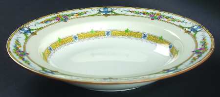 Helena Yellow (Dark) Large Rim Soup Bowl