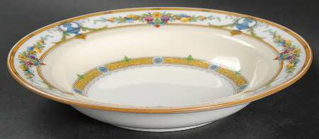 Helena Yellow (Dark) Rim Soup Bowl