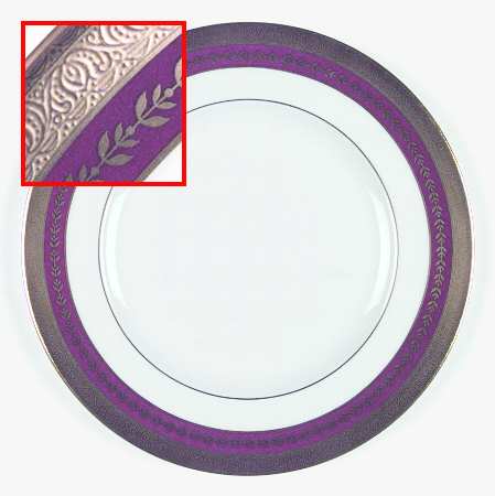 Imperial Gold (Red and Gold) Dinner Plate