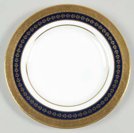 Imperial Gold Cobalt & Gold Bread & Butter Plate