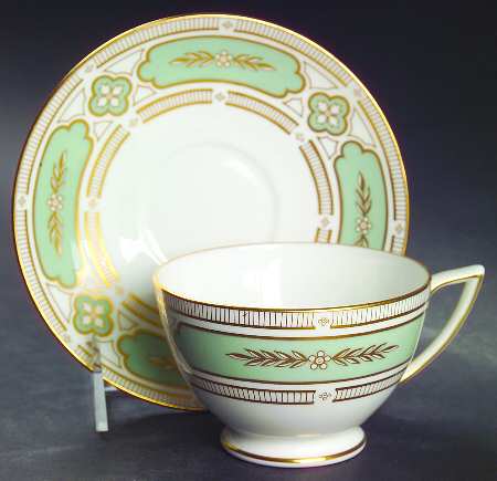 Imperial Jade Footed Cup & Saucer Set