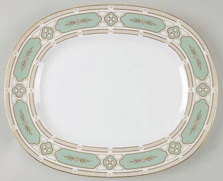 Imperial Jade 14" Oval Serving Platter
