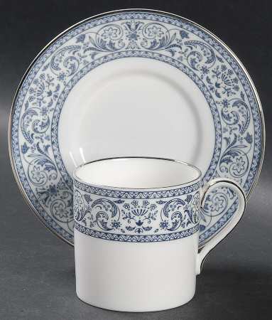 Infanta Flat Demitasse Cup & Saucer Set