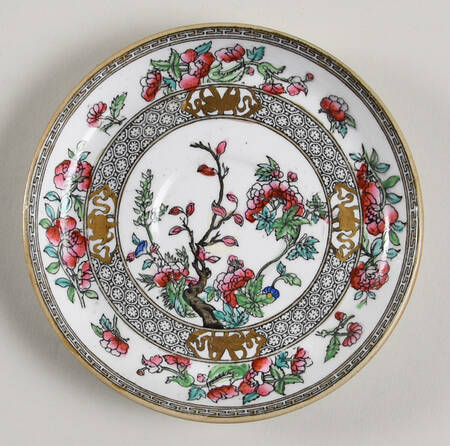 Indian Tree (Smooth) Saucer for Flat Demitasse Cup by Minton