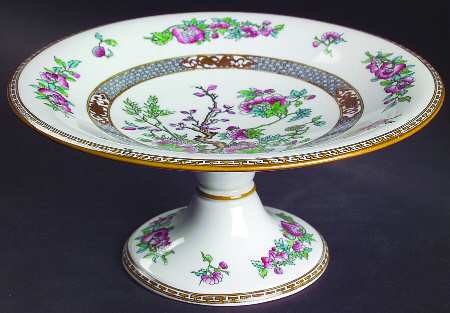 Indian Tree (Smooth) Round Compote (Height X Width)