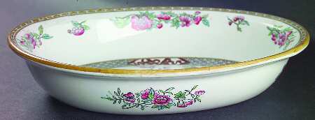 Indian Tree (Smooth) 9" Oval Vegetable Bowl