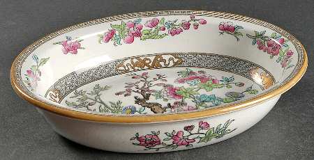 Indian Tree (Smooth) 8" Oval Vegetable Bowl