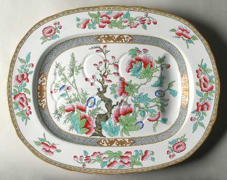 Indian Tree (Smooth) 21" Oval Serving Platter