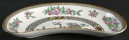 Indian Tree (Smooth) Crescent Salad Plate
