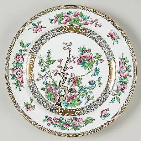 Indian Tree (Smooth) Luncheon Plate
