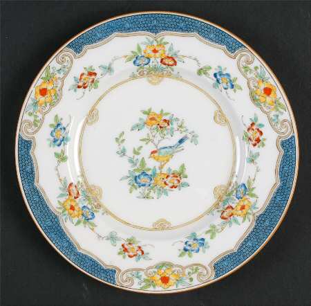 Isis Blue Bread & Butter Plate