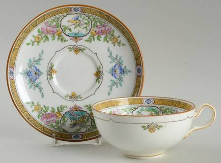Japonica Flat Cup & Saucer Set