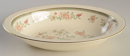 Jasmine 10" Oval Vegetable Bowl