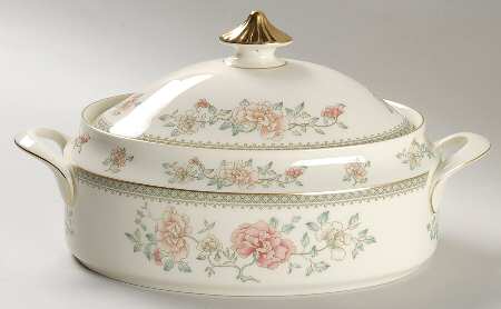 Jasmine Oval Covered Vegetable by Minton