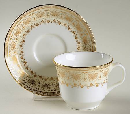Jubilee Flat Demitasse Cup & Saucer Set