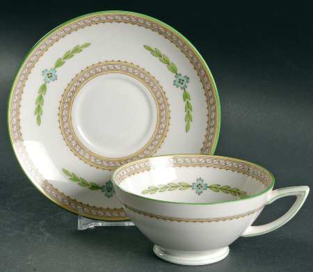 Kent Footed Cup & Saucer Set