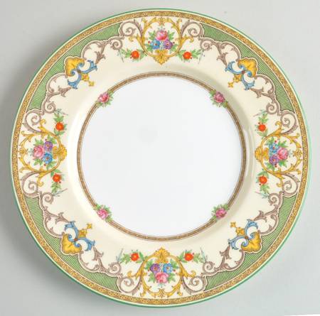 Kenora Green Luncheon Plate