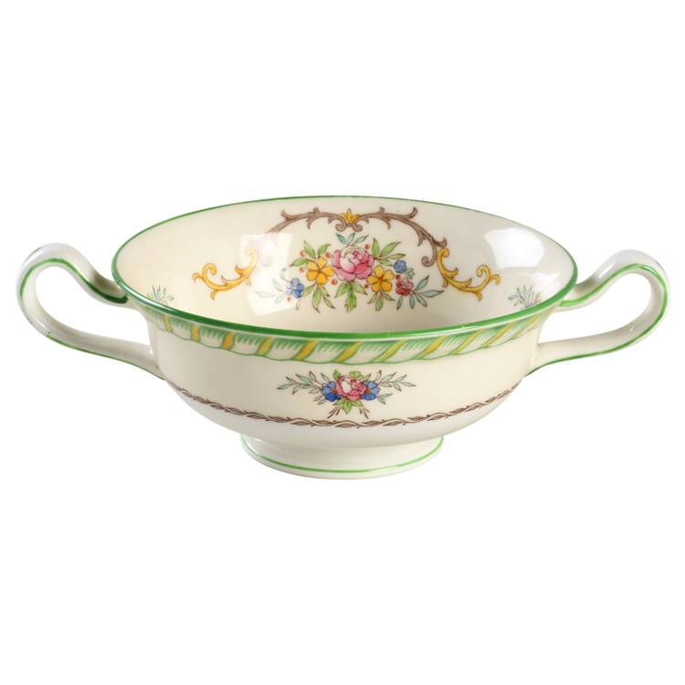 Lady Hamilton Footed Cream Soup Bowl