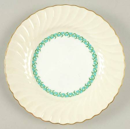 Lady Rodney (Cream Rim) Salad Plate