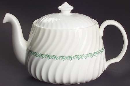 Lady Rodney (Cream Rim) Teapot & Lid